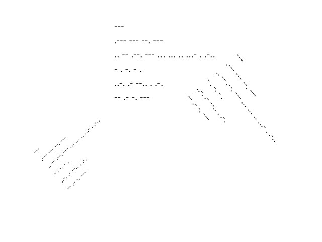    .-.. .- --. . .-.. ..- --- ... ..- . . --- -. .. --- -.  by Luca Uchoa