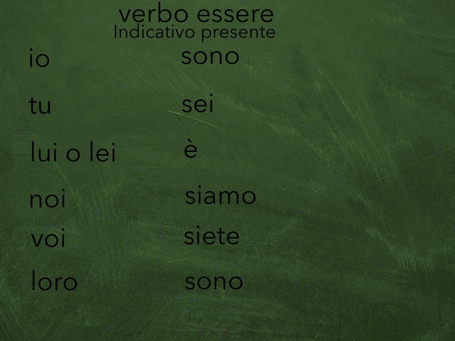 Verbo Essere by Maria Grazia Matrone