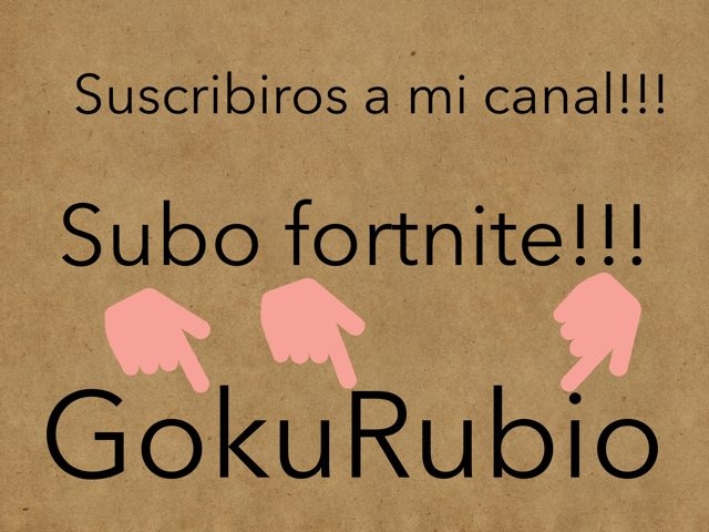 Suscribiros a mi canal  by Liam Robbins