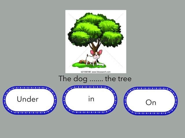Prepositions In On Under Free Activities online for kids in 1st grade ...