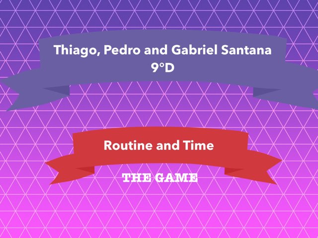 Routine && Time by Escola Comunitária Inglês EFT3 afternoon