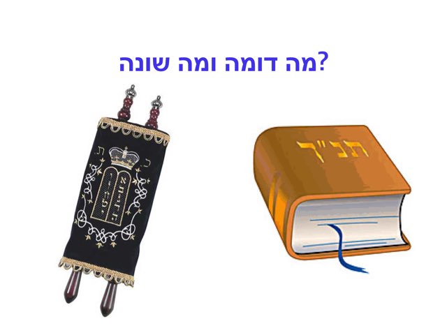 השוואה בין ספר תורה לתנ״ך by Tzevet Bbm