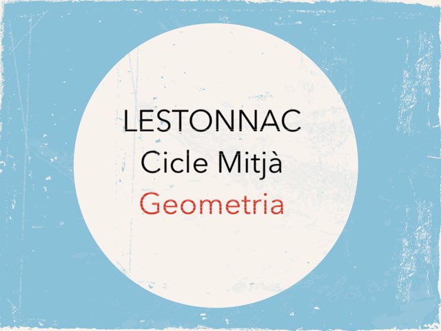 Lestonnac GEOMETRIA ESPAI I FORMA by Alex Carretero