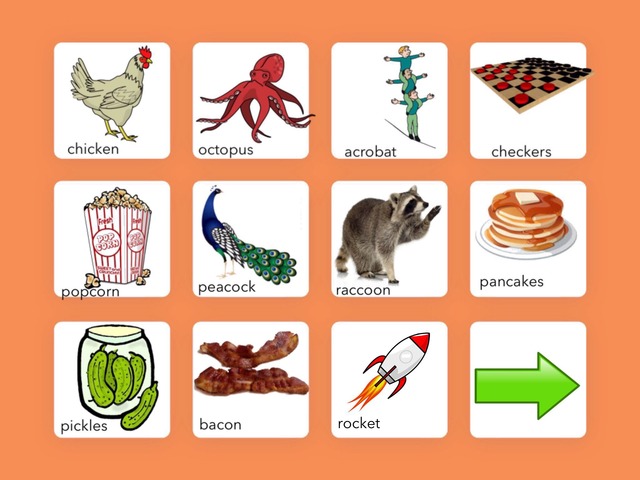Matching Medial K Words By Carol Smith Educational Games For