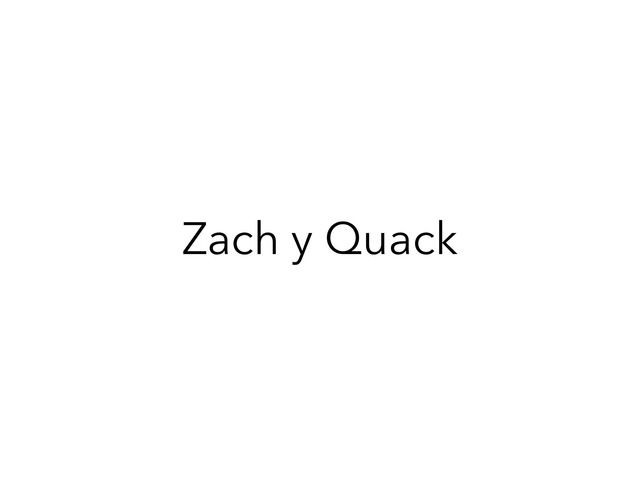 Zach y Quack by Marine Chambre