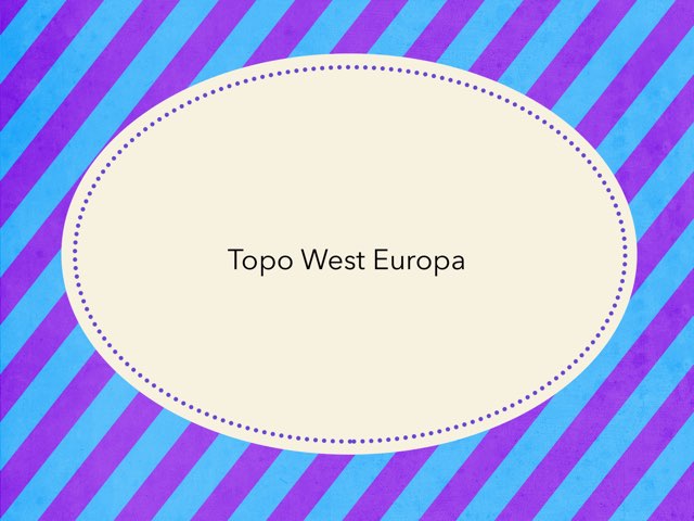 Topo West Europa by Linda Pierweijer