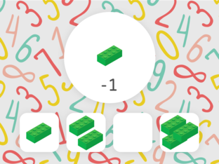 1 meer 1 minder gelijk dubbel by Cathy Van Der Vekens