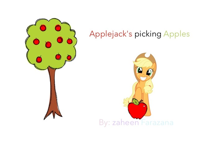Applejack's Picking Apples Free Games online for kids in Nursery by ...