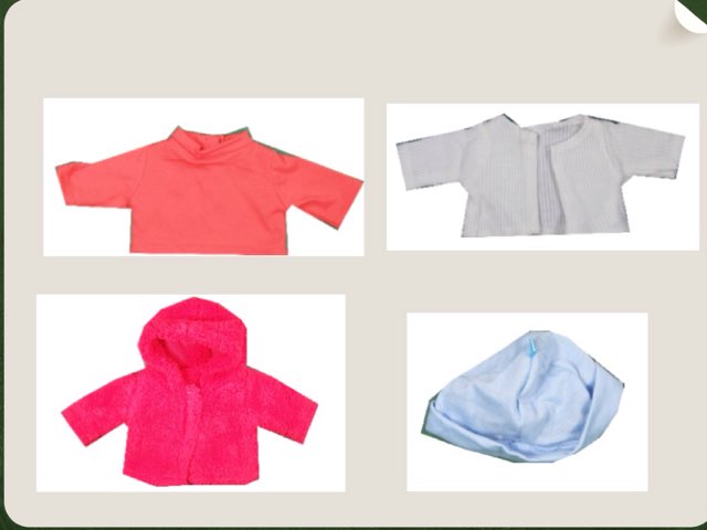 Vêtements de la poupée by Mélanie Cornet