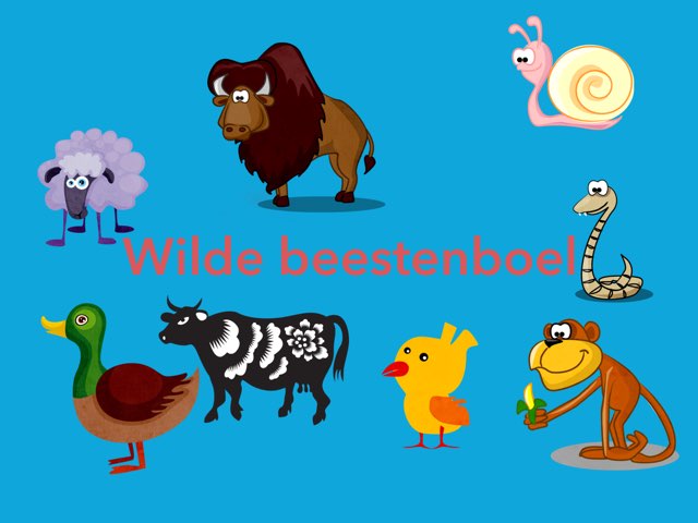 Wilde Beestenboel by Ipad MOZA-IK