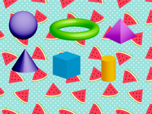 3D Shapes Puzzle by Khalish