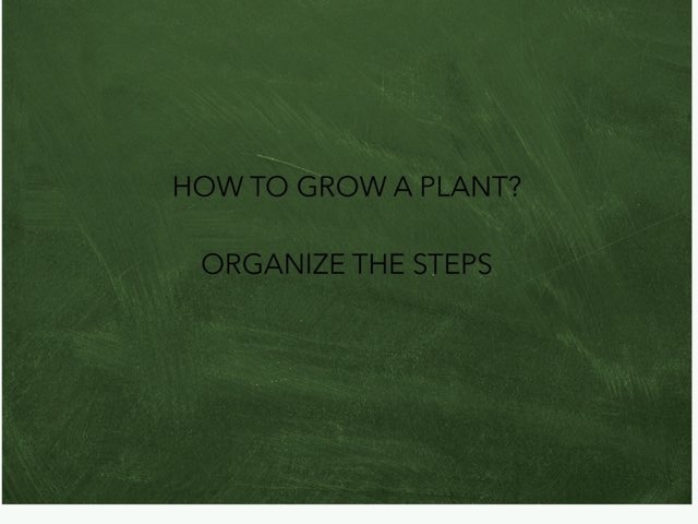 G4C - Steps To Grow A Plant by g4c2017 Pv