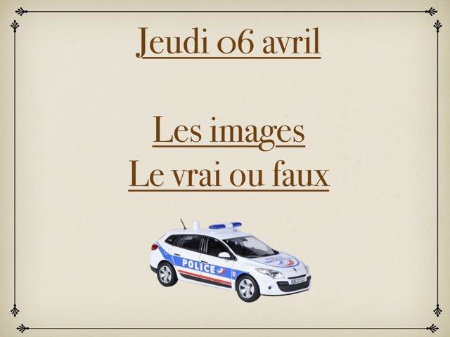 M - Jeu06 - Images Et Vrai Faux  by Caroline Gozdek