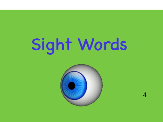 More sight words
 by Michelle Leon