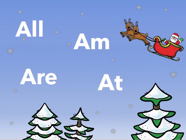 Christmas Time K Sight Word Max Array 12 by Amanda Whelan