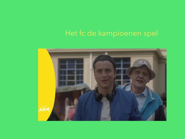 Het Kampioenen Spel by Ipad MOZA-IK