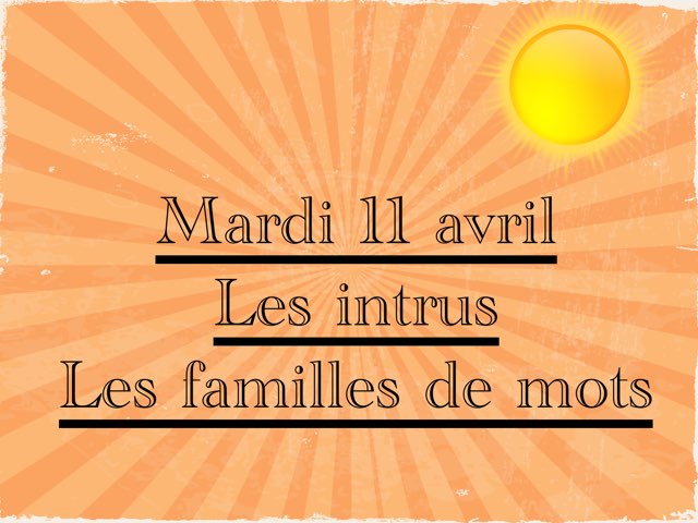 L - Mar11 - Intrus Et Familles  by Caroline Gozdek