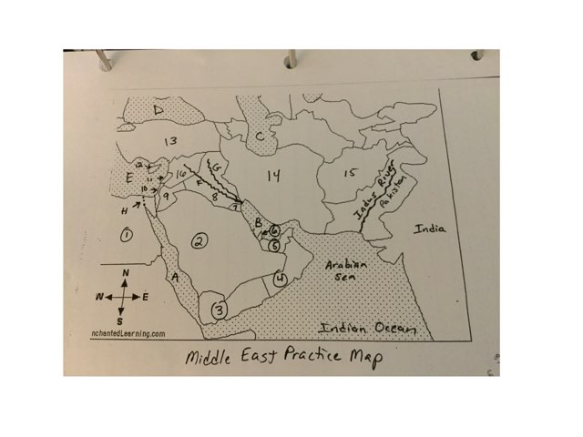 First Map Quiz  by Ava Politz