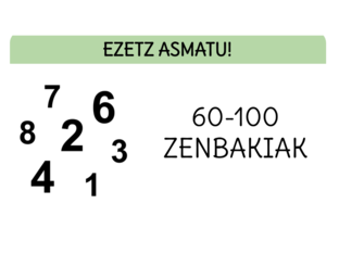 60-100 ZENBAKIAK by Amagoia Garayo Brugos