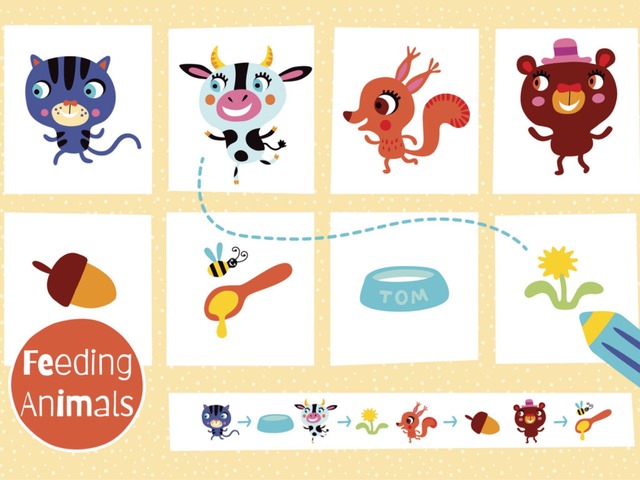 Feeding Animals Free Games online for kids in Preschool by Hadi Oyna