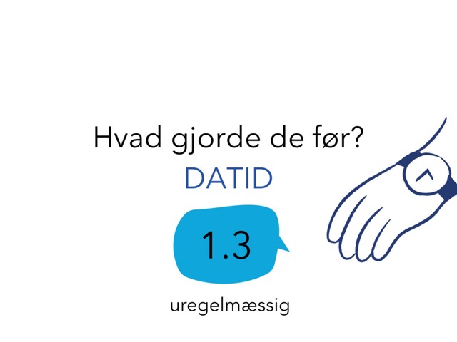 Hvad gjorde de før? DATID 1.3 urgel. by Min Kusine Maria