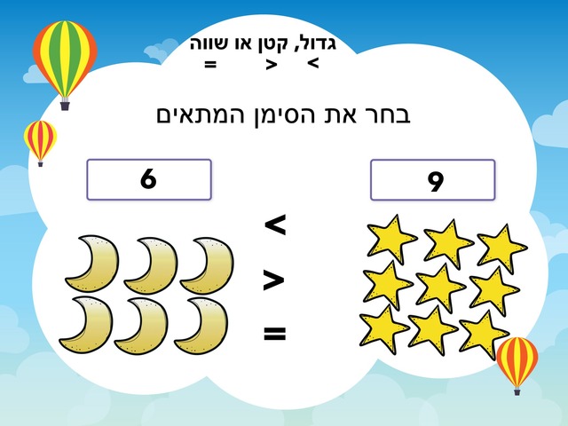 גדול, קטן או שווה by maayan bar