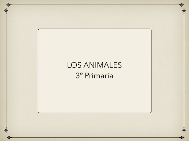 LOS ANIMALES by Javier Lázaro Carrasco