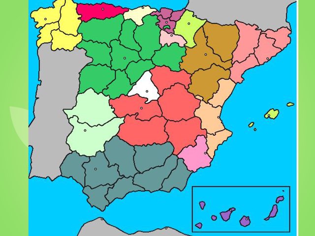 Esther ferrer juego de Comunidades Autónomas de España  by Esther Ferrrer