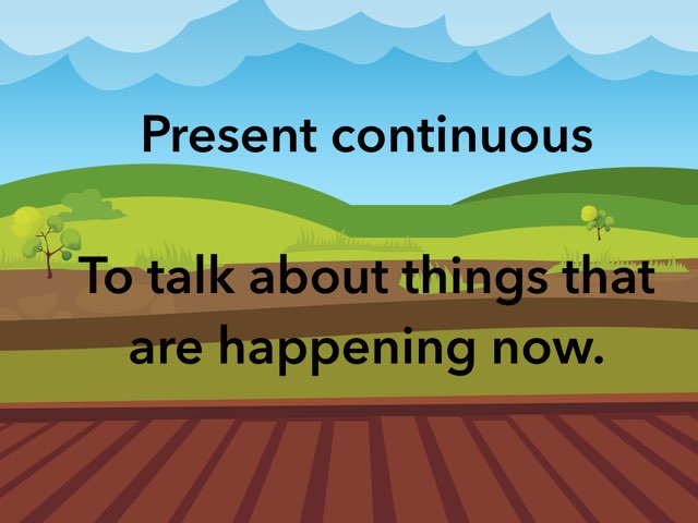 Present Continuous by دينا البدري