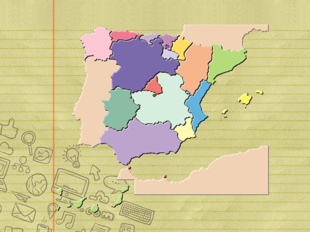 Mapa de Comunidades de España by Lola Martinez Mauri