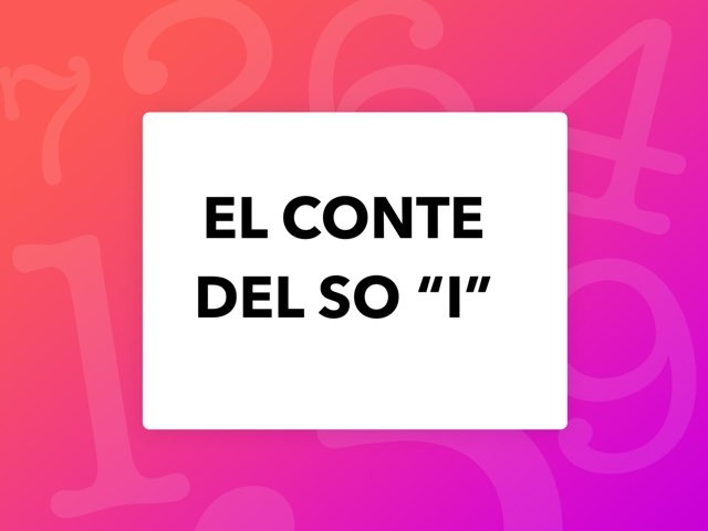 El Conte De La I by Marina Romero