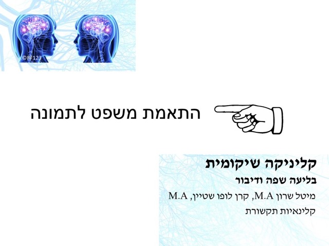 התאמת משפט לתמונה by מיטל שרון