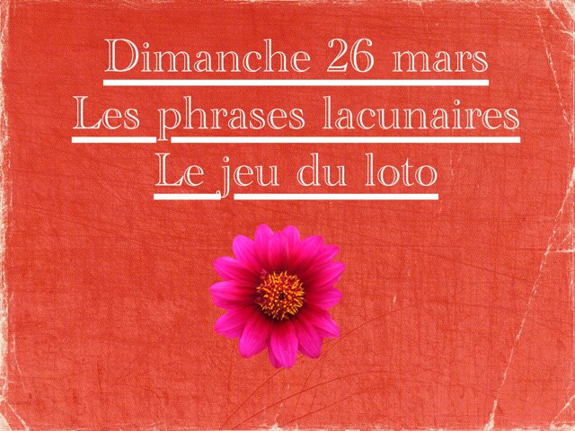 N - Dim26 - Phrases Et Jeu Du Loto by Caroline Gozdek
