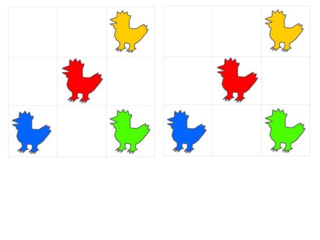 Reproduction sur quadrillage petite poule rousse by Dupont Véronique