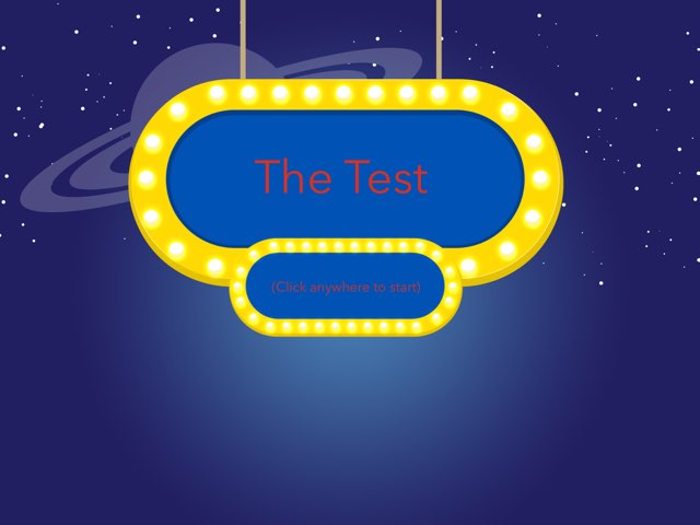 The Test by Isaac Borst