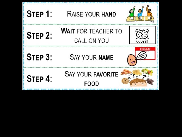 Saying Hi Sequencing Game by Sarah menzies