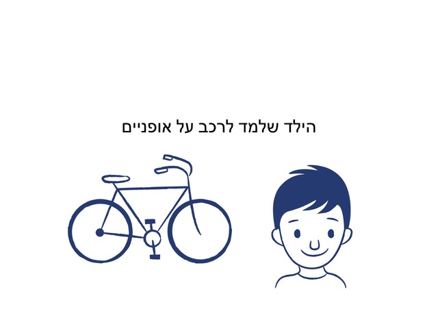 הילד  שלמד לנסוע על אופניים by Varda Lavi