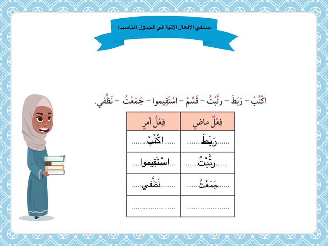 فعل الأمر والماضي by Abrar Alobaid