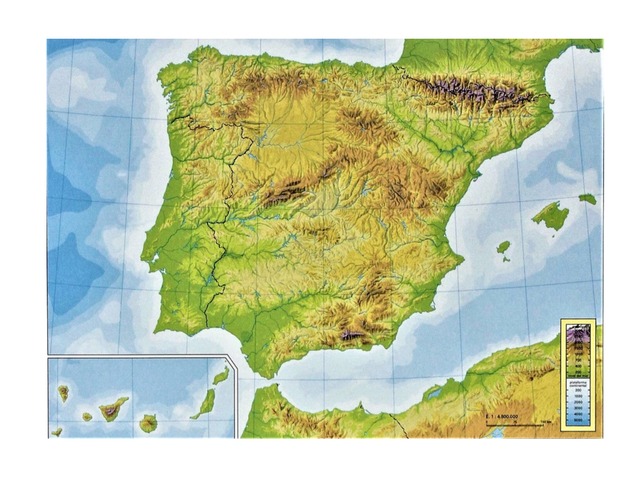 Mapa Sistemas Montañosos De España by Pablo Hernandez Cejudo