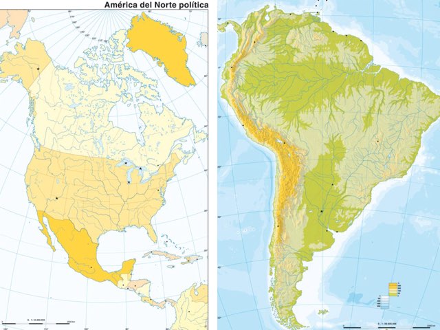 Plata mapas de America by ESO Cig