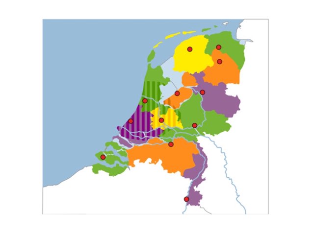 Provincies, hoofdsteden, Wateren by Anouk van der Toorn