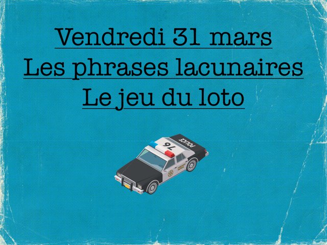 M - Ven31 - Phrases Et Loto by Caroline Gozdek