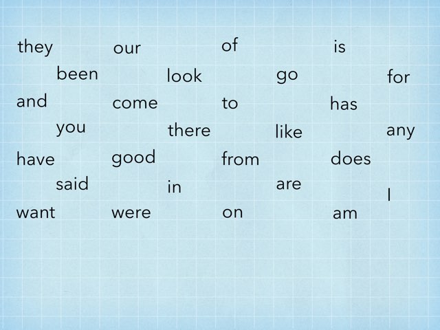 Sight Words Set 1 by Meghan Baldwin