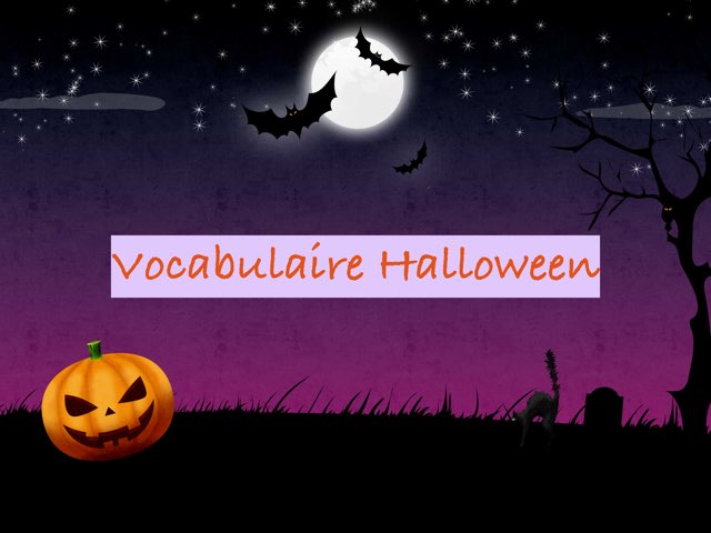 Vocabulaire Halloween  by Alex Létourneau