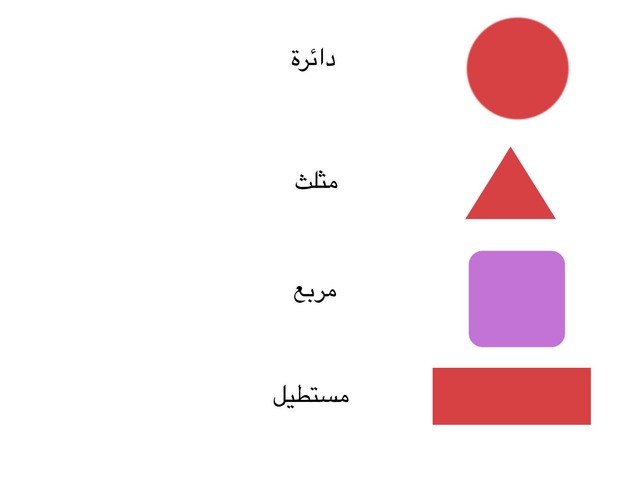 الأشكال الهندسية by נגאח אבו סויס