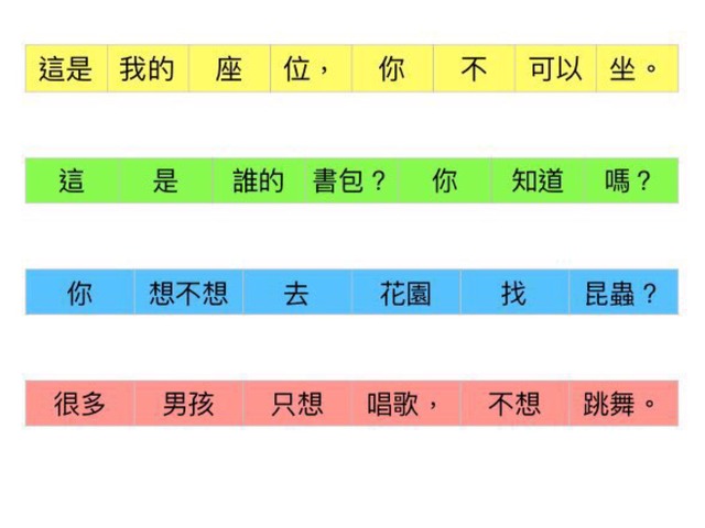 重組句子練習（一） by Hsiu Hsiu Lee