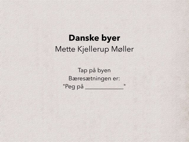 Find Danske Byer Og Øer by Mette Kjellerup Møller