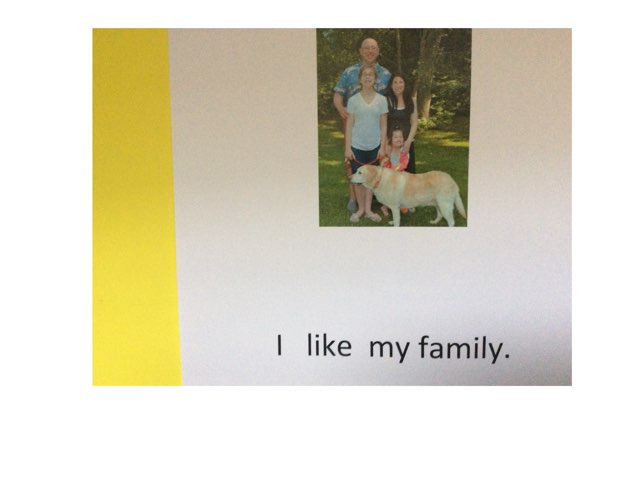 Ava's "I like" Book Free Activities online for kids in Kindergarten by ...
