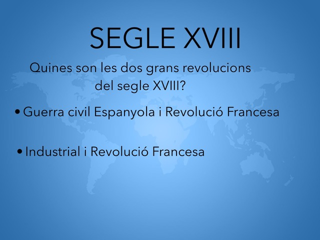 Preguntes Segle XVIII,XIX,XX by Héctor Ruescas audivert