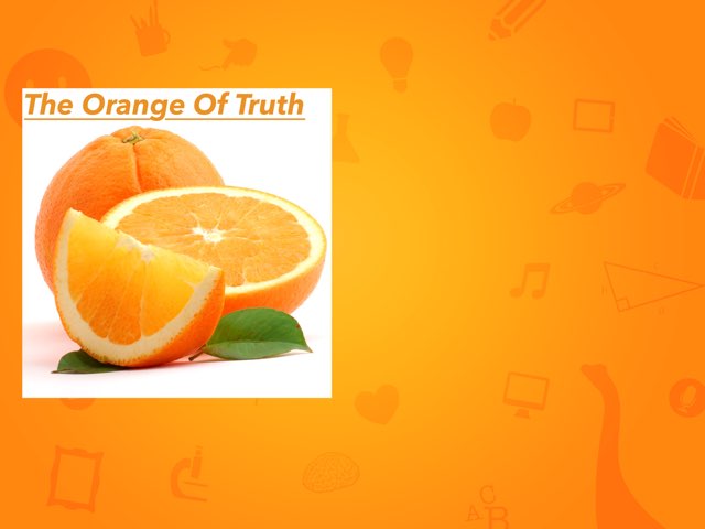 The Orange Of Truth by Darryl Lubin